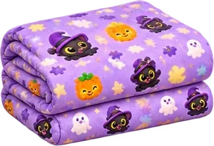 Monster Kitties fleece blanket