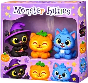 Boxed figure set with Hexie, Punkin and Howly