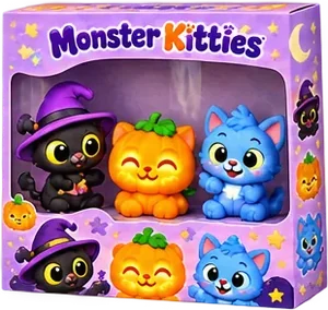 Boxed figure set with Hexie, Punkin and Howly