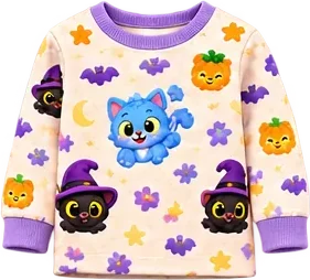 Monster Kitties pyjama top
